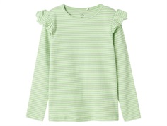 Name It arcadian grøn/jet stream stribet top